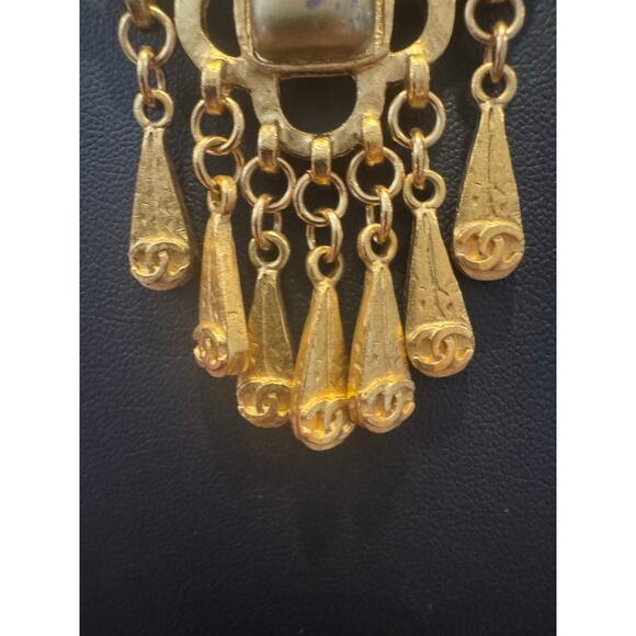 Chanel Vintage Barbie Pendant Necklace 20" 95P 24k Gold Plated Authentic CoA - Picture 2 of 6